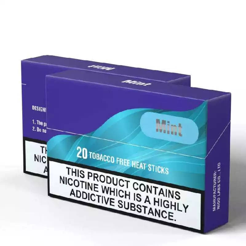 NIOO Sticks granulés nicotinés 2% sans tabac compatible IQOS avec lame chauffante alternative HEETS HNB x20 bâtonnets
