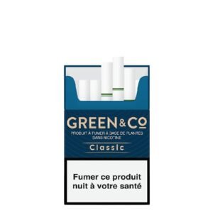 Paquet cigarettes Pre Rolls CBD Green&Co x20