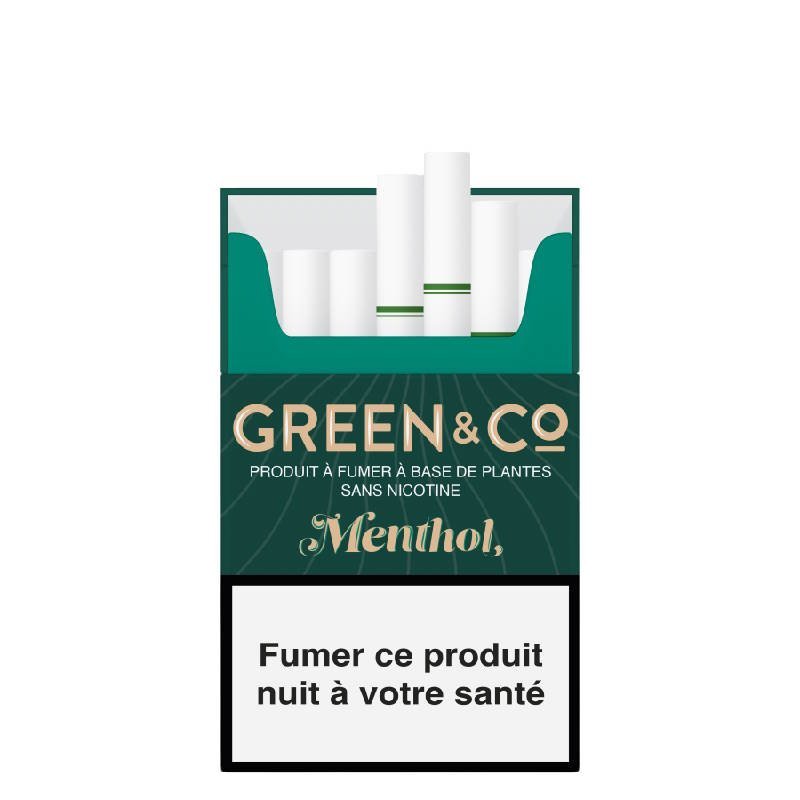 Paquet cigarettes Pre Rolls CBD Green&Co x20