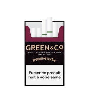 Paquet cigarettes Pre Rolls CBD Green&Co x20