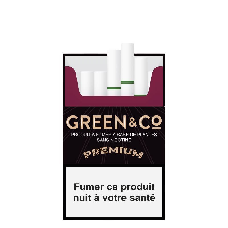 Paquet cigarettes Pre Rolls CBD Green&Co x20