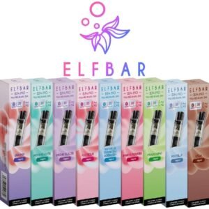 Cartouches ELFA PRO e-liquide pré-rempli 2ml saveur puff Elfbar x2