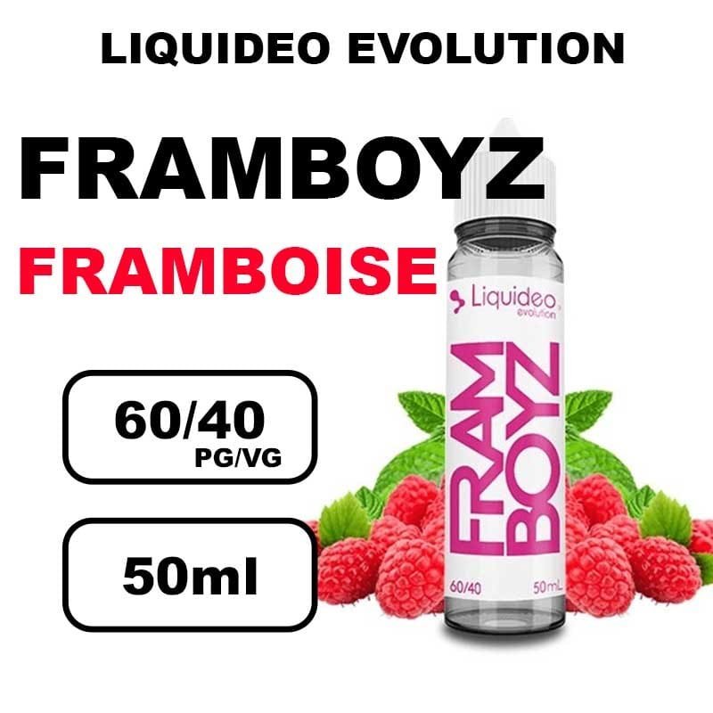 Liquideo Evolution 50ml E-liquides saveurs intenses, surprenantes