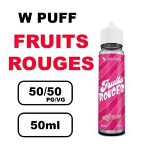 Liquideo Wpuff flavors 50ml E-liquide puff fruité Intense, Parfait pour vape longue durée