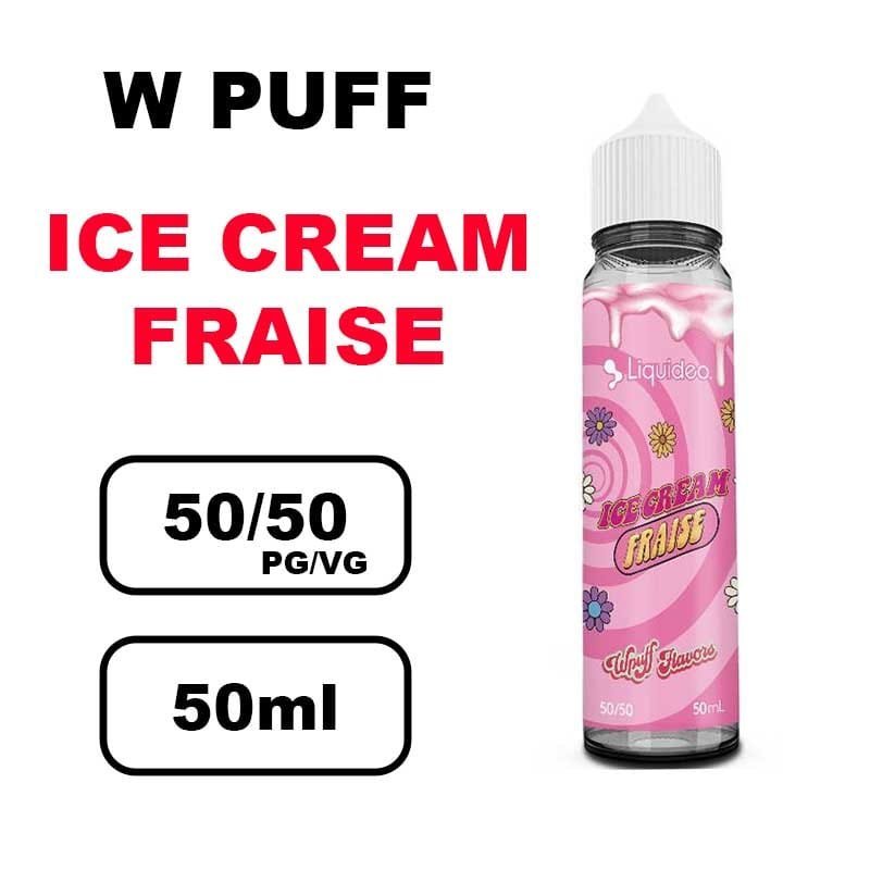 Liquideo Wpuff flavors 50ml E-liquide puff fruité Intense, Parfait pour vape longue durée
