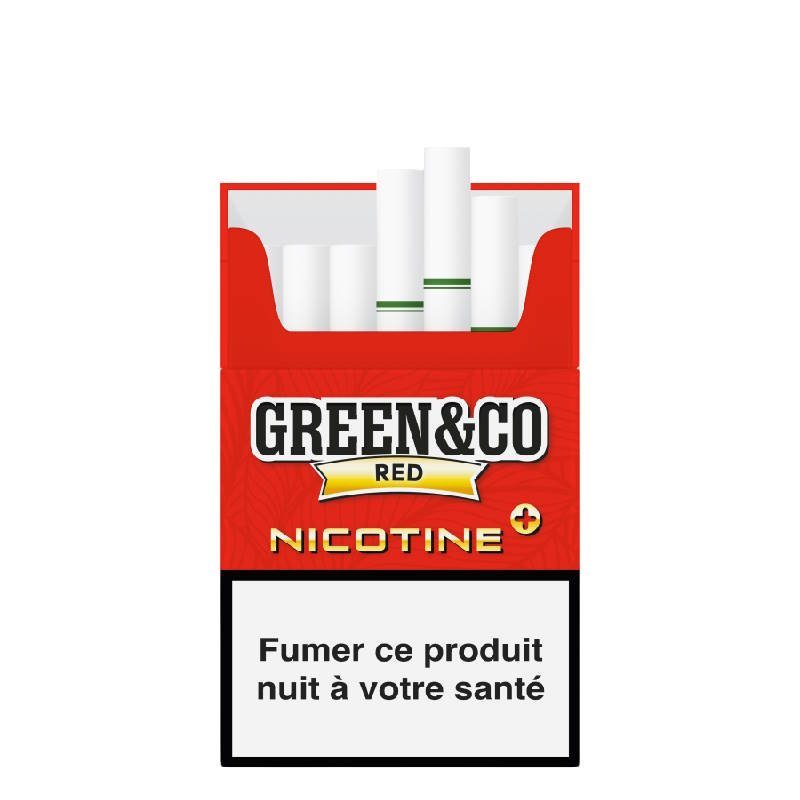 Paquet cigarettes Pre Rolls CBD Green&Co x20