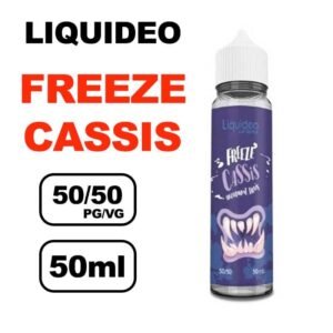 Liquideo Freeze 50ml E-liquide fruité glacée, Parfait pour vape longue durée
