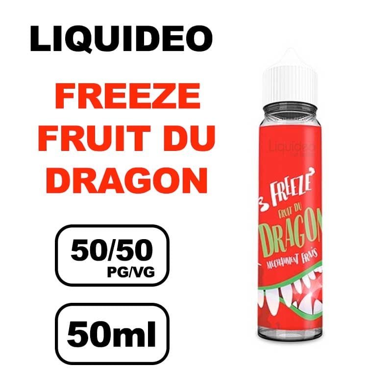 Liquideo Freeze 50ml E-liquide fruité glacée, Parfait pour vape longue durée
