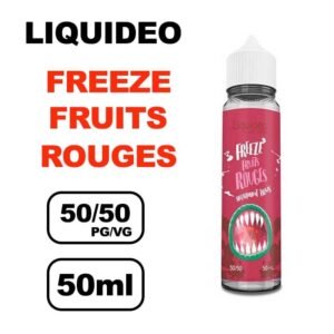 Liquideo Freeze 50ml E-liquide fruité glacée, Parfait pour vape longue durée