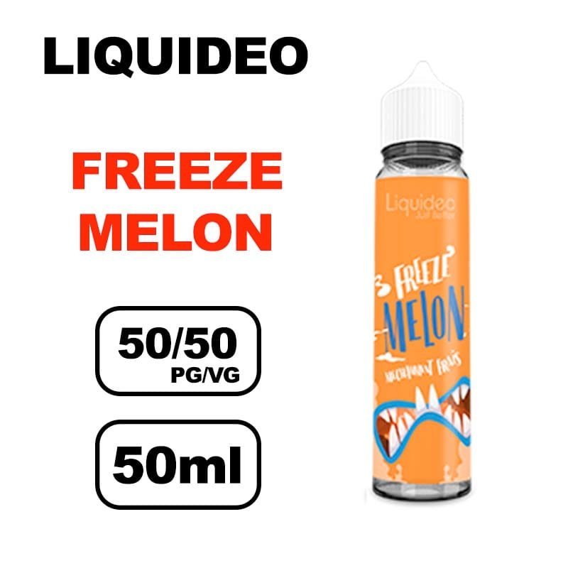 Liquideo Freeze 50ml E-liquide fruité glacée, Parfait pour vape longue durée