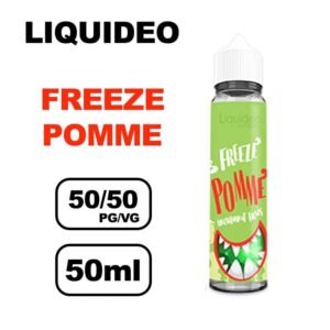 Liquideo Freeze 50ml E-liquide fruité glacée, Parfait pour vape longue durée