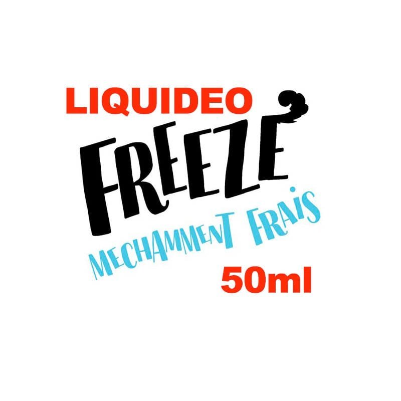 Liquideo Freeze 50ml E-liquide fruité glacée, Parfait pour vape longue durée