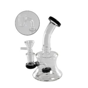 Bang en verre percolateur Black Leaf