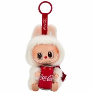 LABUBU THE MONSTERS POP MART - COCA COLA Vinyl face Plush, Blind Box (boite mystère)