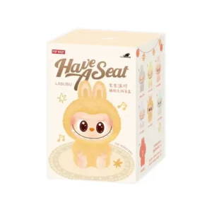 LABUBU THE MONSTERS POP MART 15cm - Have a Seat Vinyl Plush Dolls, Blind Box (boite mystère)