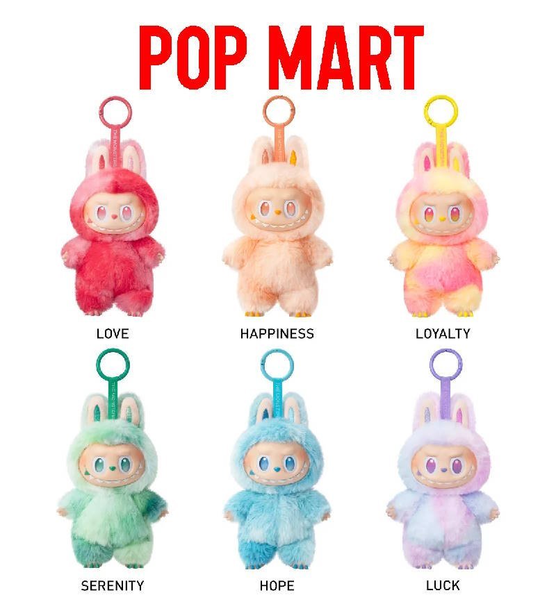 LABUBU THE MONSTERS POP MART - Big Into Energy Vinyl face Plush, Blind Box (boite mystère)