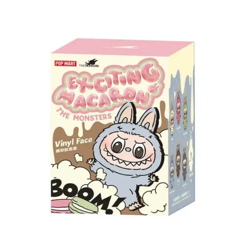 LABUBU THE MONSTERS POP MART 17cm - Exciting Macaron Vinyl face Plush, Blind Box (boite mystère)
