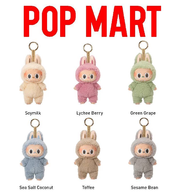 LABUBU THE MONSTERS POP MART 17cm - Exciting Macaron Vinyl face Plush, Blind Box (boite mystère)