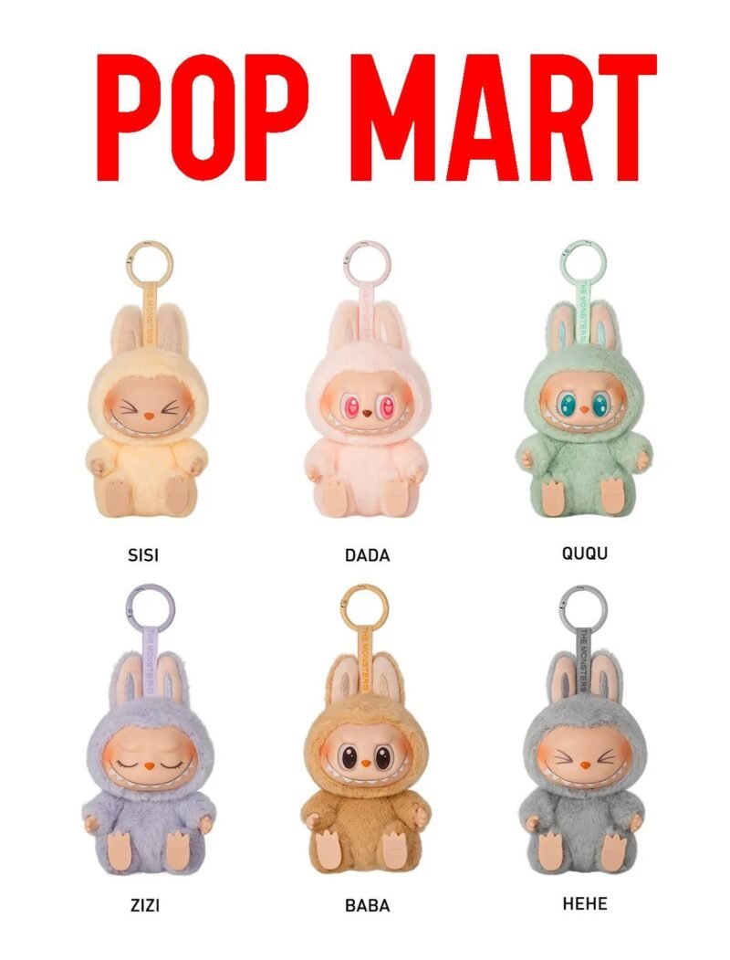 LABUBU THE MONSTERS POP MART 15cm - Have a Seat Vinyl Plush Dolls, Blind Box (boite mystère)