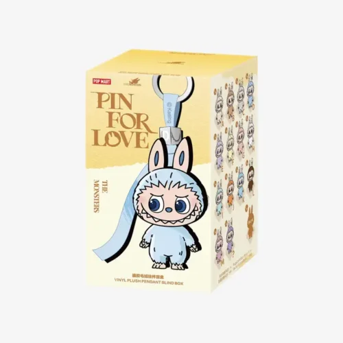 LABUBU THE MONSTERS POP MART - Pin for Love Vinyl face Plush, Blind Box (A-M) (boite mystère)