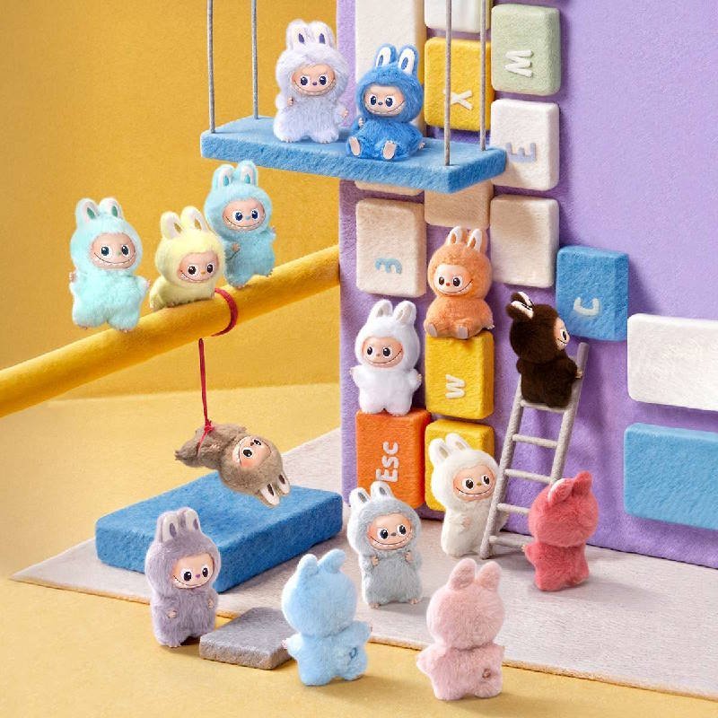 LABUBU THE MONSTERS POP MART - Pin for Love Vinyl face Plush, Blind Box (A-M) (boite mystère)