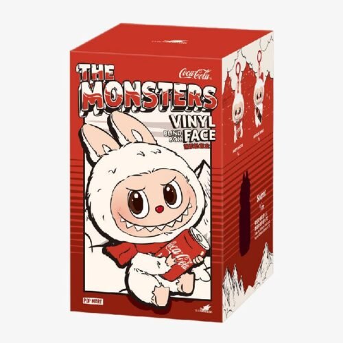 LABUBU THE MONSTERS POP MART - COCA COLA Vinyl face Plush, Blind Box (boite mystère)