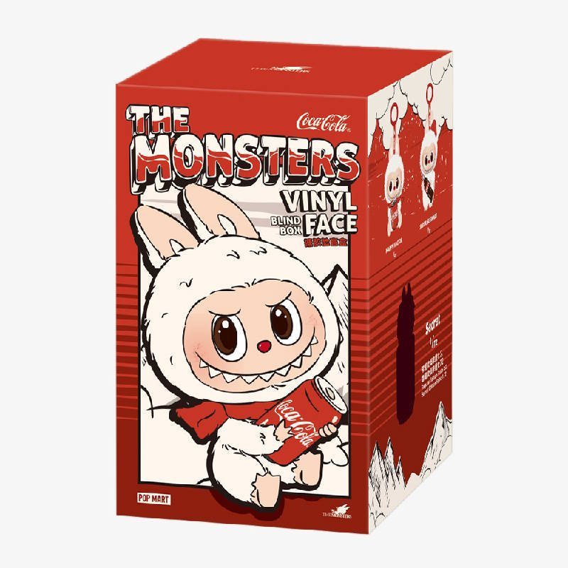 LABUBU THE MONSTERS POP MART - COCA COLA Vinyl face Plush, Blind Box (boite mystère)