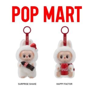 LABUBU THE MONSTERS POP MART - COCA COLA Vinyl face Plush, Blind Box (boite mystère)