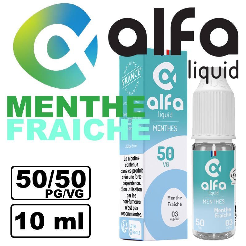 Alfaliquid eliquide vape 10ml – Fabricant Français pas cher et de qualité