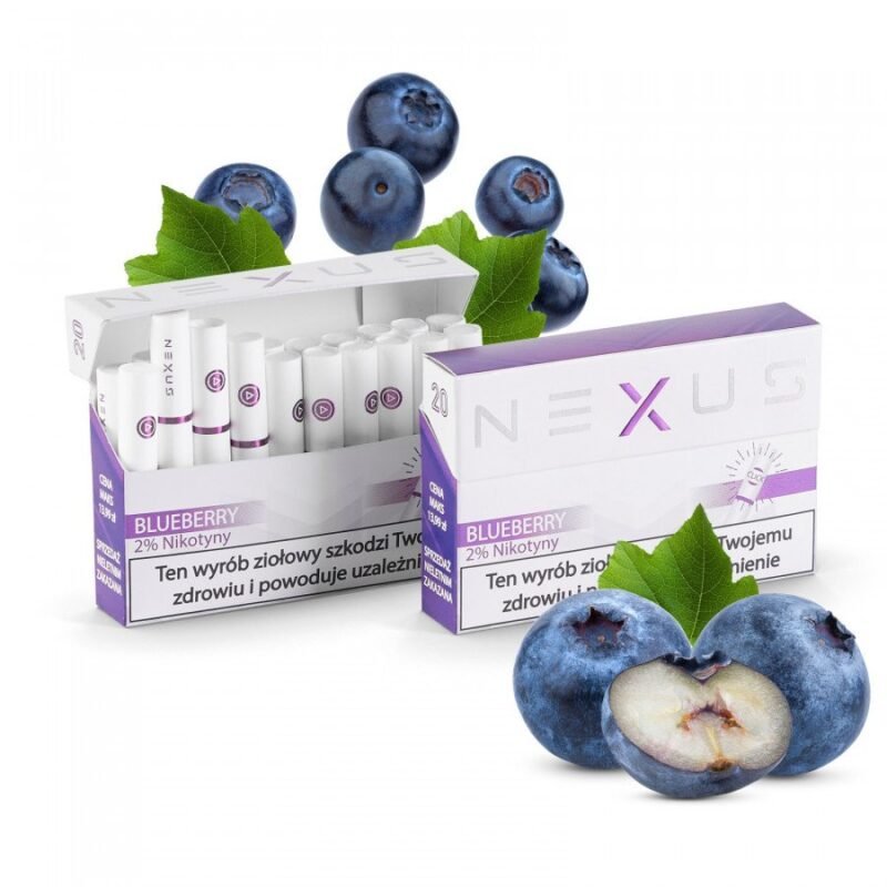 Nexus Sticks nicotinés 2% sans tabac compatible IQOS avec lame chauffante alternative HEETS HNB x20 bâtonnets