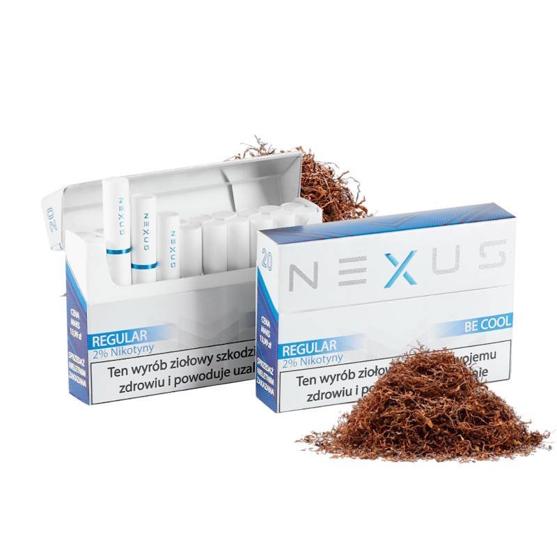Nexus Sticks nicotinés 2% sans tabac compatible IQOS avec lame chauffante alternative HEETS HNB x20 bâtonnets
