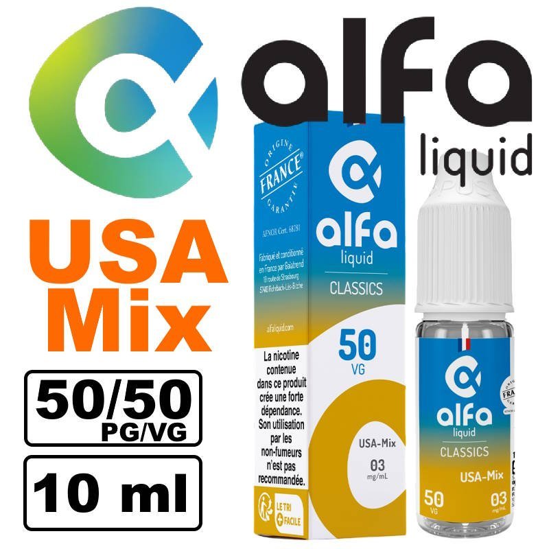 Alfaliquid eliquide vape 10ml – Fabricant Français pas cher et de qualité