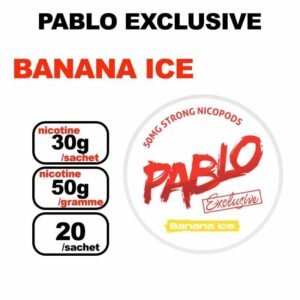 Snus PABLO EXCLUSIVE 30mg/sachet Nicotine Puissant Qualité/Prix imbattables