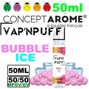 Conceptarome Vap n Puff e-liquide Végétol 50ml – 50/50 Glycérine végétale/Propylène Glycol Végétal