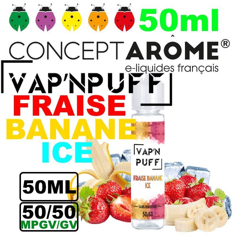 Conceptarome Vap n Puff e-liquide Végétol 50ml – 50/50 Glycérine végétale/Propylène Glycol Végétal
