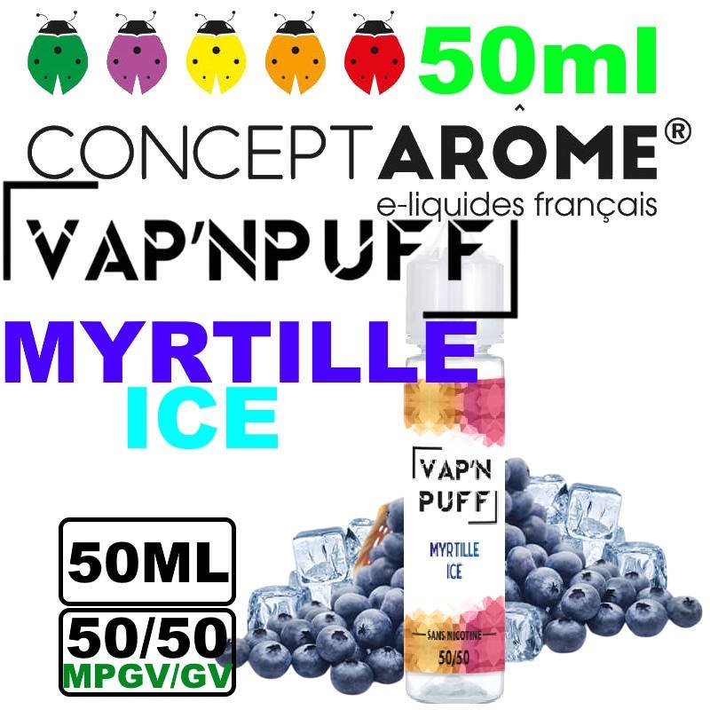 Conceptarome Vap n Puff e-liquide Végétol 50ml – 50/50 Glycérine végétale/Propylène Glycol Végétal
