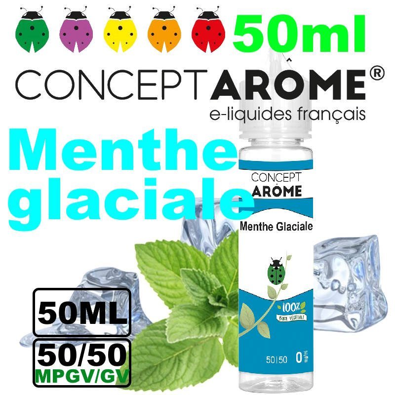 Conceptarome e-liquide Végétol 50ml - 50/50 Glycérine végétale/Propylène Glycol Végétal