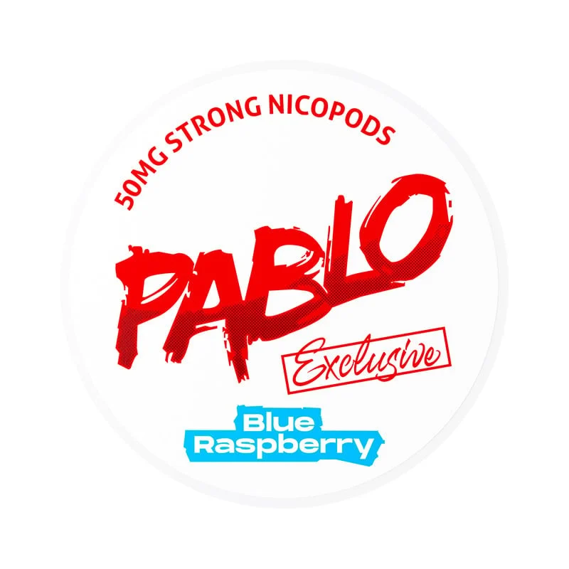 pablo-exclusive-50mg-blue-rapsberry-framboise-frais-1.webp Snus PABLO EXCLUSIVE 30mg/sachet Nicotine Puissant Qualité/Prix imbattables