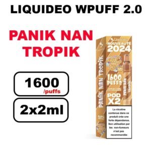 Liquideo Wpuff pod 2.0 x2 Cartouches 2ml Pod Puff jetable sans fuite