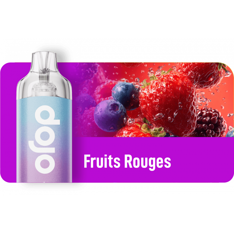 pod-dojo-blast-15k-fruits-rouges-dojo-by-vaporesso.png Puff Dojo Blast 15K 10ml 20mg 1000mAh Dojo by Vaporesso