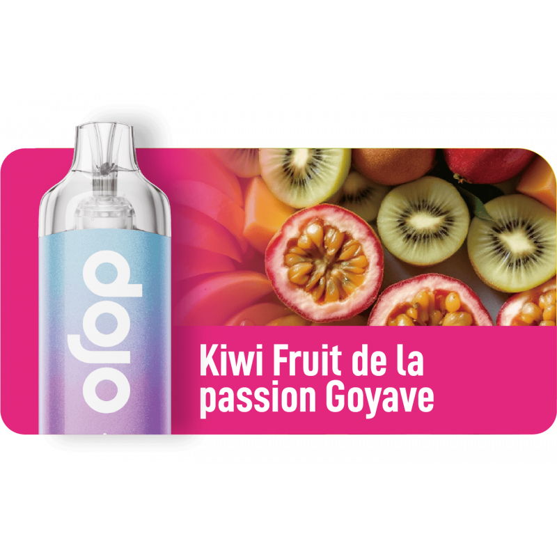 pod-dojo-blast-15k-kiwi-fruit-de-la-passion-goyave-dojo-by-vaporesso.png Puff Dojo Blast 15K 10ml 20mg 1000mAh Dojo by Vaporesso
