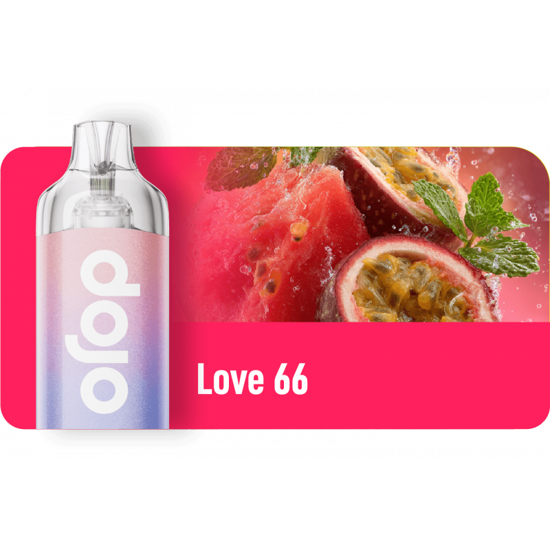 pod-dojo-blast-15k-love66-dojo-by-vaporesso.png Puff Dojo Blast 15K 10ml 20mg 1000mAh Dojo by Vaporesso