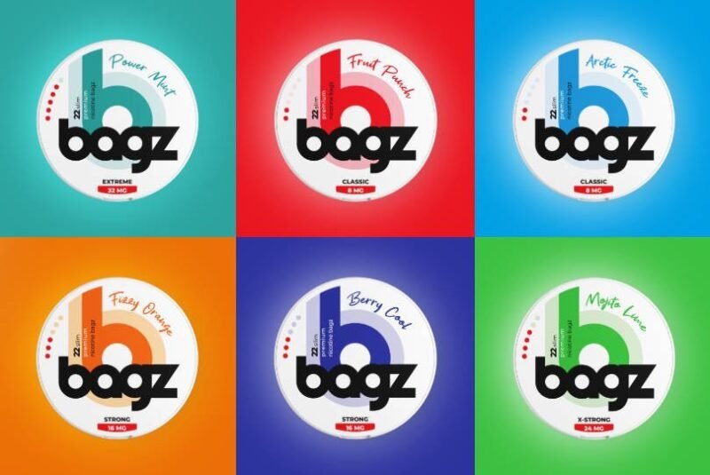 Snus BAGZ Nicotine Pouches sans tabac