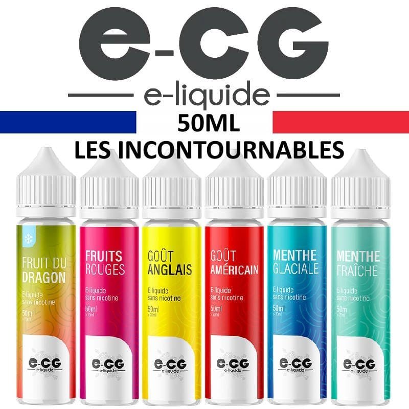 E-liquide 50ml E-cg vap initial Les incontournable Qualité/Prix imbattables