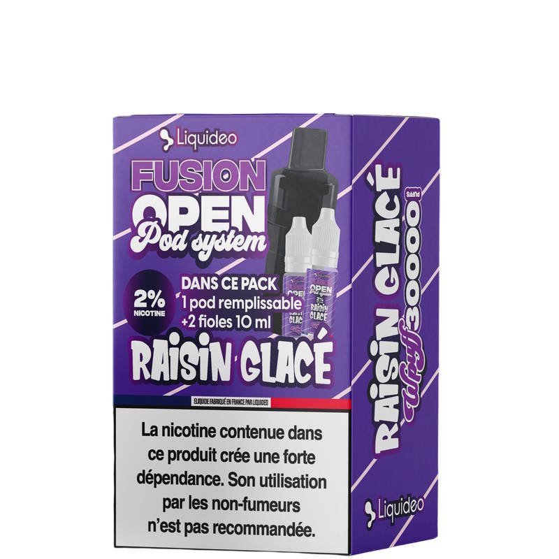 Liquideo Fusion Open Pod System remplissable 2 fioles 10ml 2%