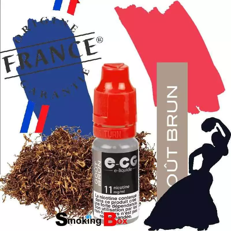 E-liquide 10ml E-cg vap initial mono arômes Qualité/Prix imbattables bureau tabac