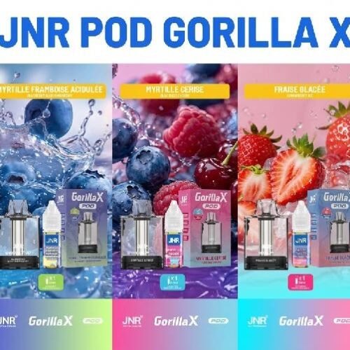 Cartouche Gorilla X + flacon 10ml 20mg recharge JNR