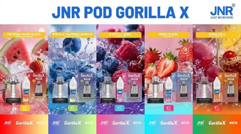 Cartouche Gorilla X + flacon 10ml 20mg recharge JNR
