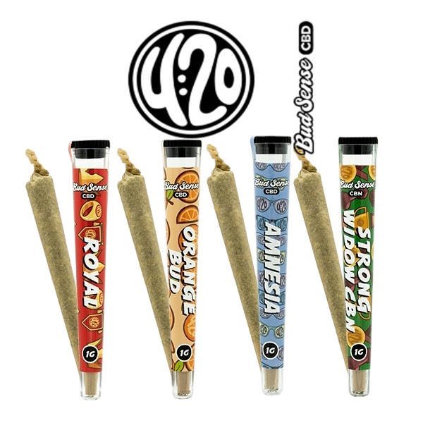 Joint CBD 420 pré-roulé de Fleurs (CBN THC) Bud Sense KS 1g