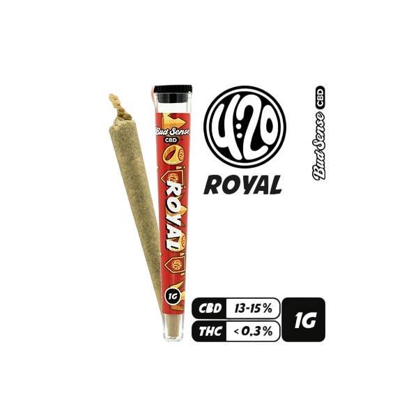 Joint CBD 420 pré-roulé de Fleurs (CBN THC) Bud Sense KS 1g